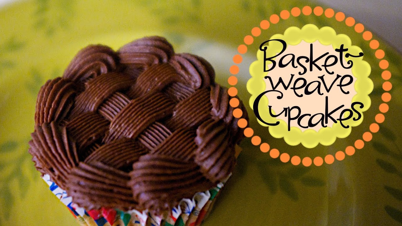 Basketweave Cupcakes Cake Decorating Tutorial ep1 YouTube