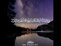 فإذا قرأت القرآن فاستعذ بالله من الشيطان الرجيم الشيخ ماهر المعيقلي سورة النحل