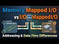 Memory mapped I/O vs IO mapped I/O | Microprocessor