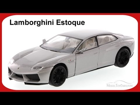 Lamborghini Estoque, Metallic Gray - Showcasts 73366 - 1/24 Scale Diecast Car