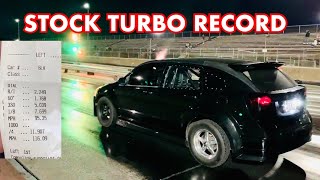 CALIBER SRT4 STOCK TURBO RECORD: Fastest Stock Turbo Pass EVER!
