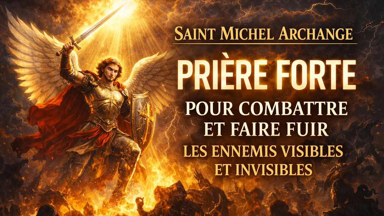 SAINT MICHEL ARCHANGE // Prière Forte Pour Combattre Et Faire Fuir Les Ennemis Visibles Et Invisible