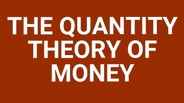 The quantity theory of money