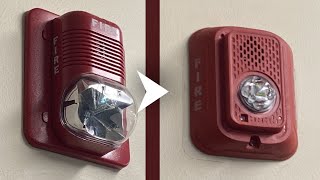 Installing LED L Series Fire Alarms