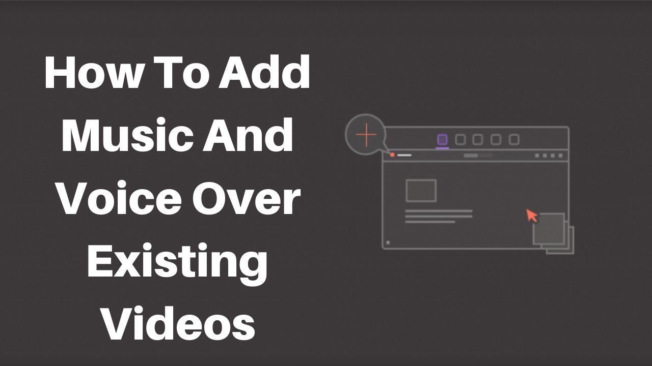 How to make a voice over video