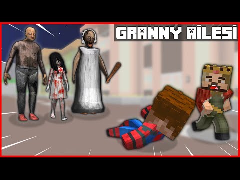 GRANNY AİLESİ DABBE OLDU BİZİ KORKUTTU! 😱 - Minecraft