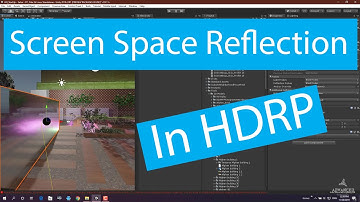 How to enable Screen Space Reflection in unity HDRP - Tutorial