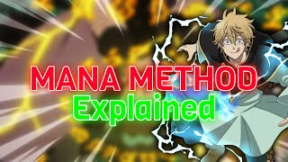 BLACK CLOVER MANA METHOD EXPLAINED||BLACK CLOVER HEART KINGDOM RUNIC MAGIC||