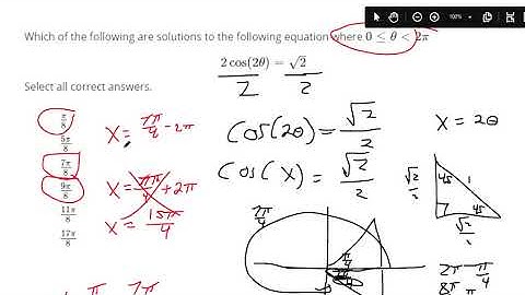 Solve trigonometric equations with multiple angles