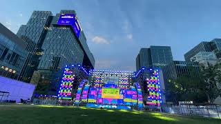 Outdoor rental led screen for the event effect