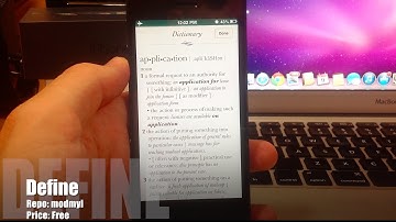 Define - FREE Cydia Tweak