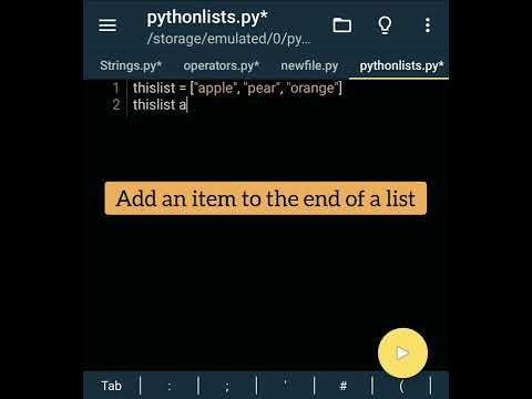 Python Lists (Create Python Lists) #python #pythonlists #pythoncourse