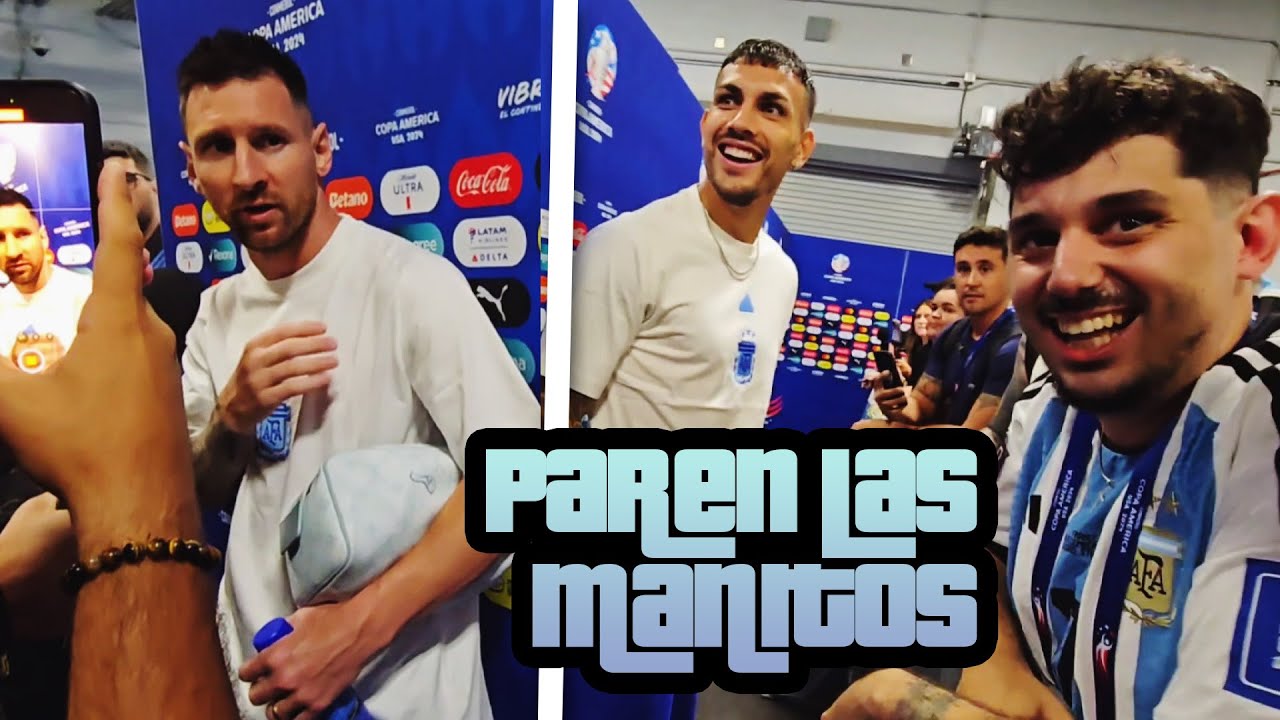 VIMOS A MESSI EN LA ZONA MIXTA | vlog #04