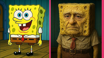 If SpongeBob Characters Grew OLD… 😱 | 4K Realistic Comparison”