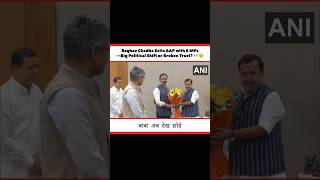 Raghav Chadha Exits Aam Aadmi Party with 6 MPs—Big Political Shift or Broken Trust? 👀 #shorts