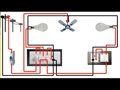 complete electrical house wiring diagram #Electric House Wiring - YouTube