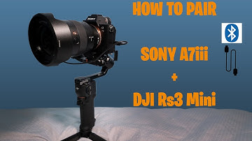 How To Pair Sony A7iii To DJI Rs3 Mini Gimbal