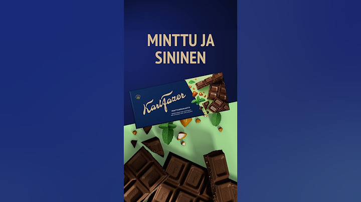 Fazerin Sinisen uutuus: Minttukrokantti