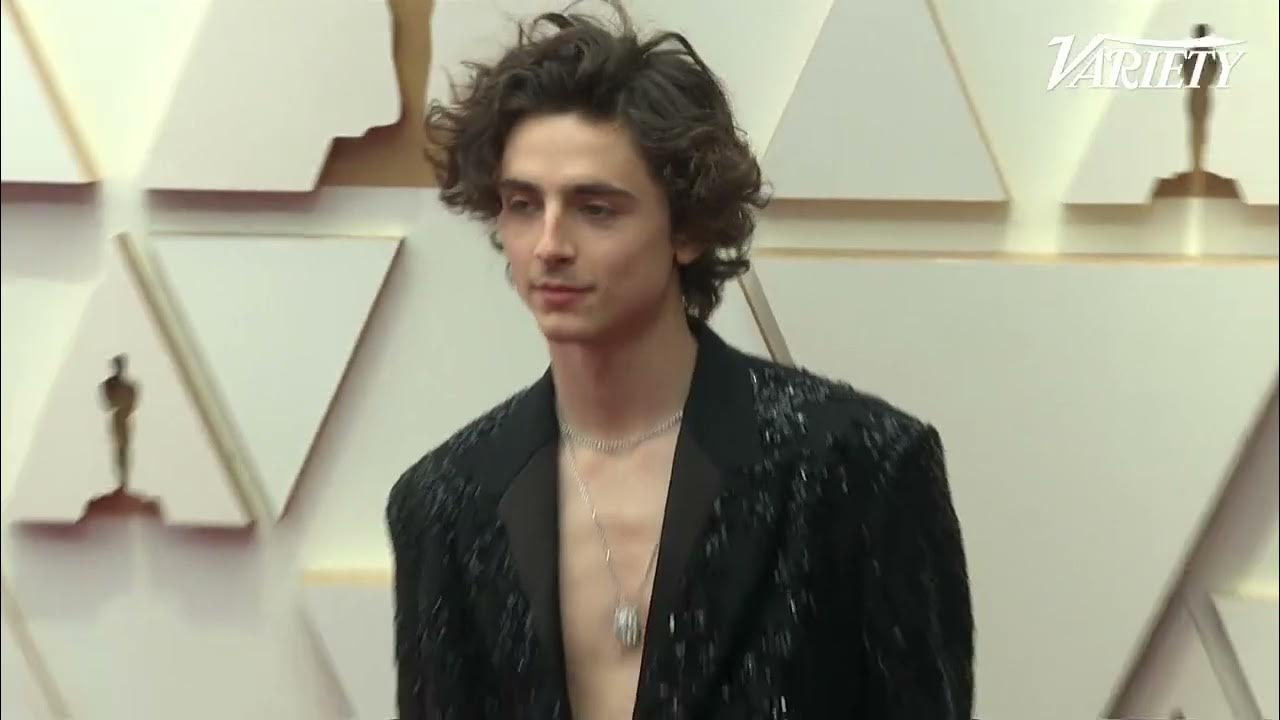 Timothée Chalamet Oscars 2022 YouTube