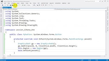 How to Create a Round Button in C# NET 2012