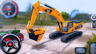 Railroad Builder Simulator 3D - Highway Excavator Construction JCB - Android GamePlay #7 screenshot 4
