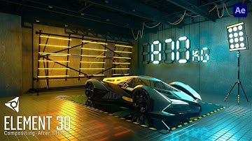 Element 3D Compositing - AFTER EFFECTS | Element 3D