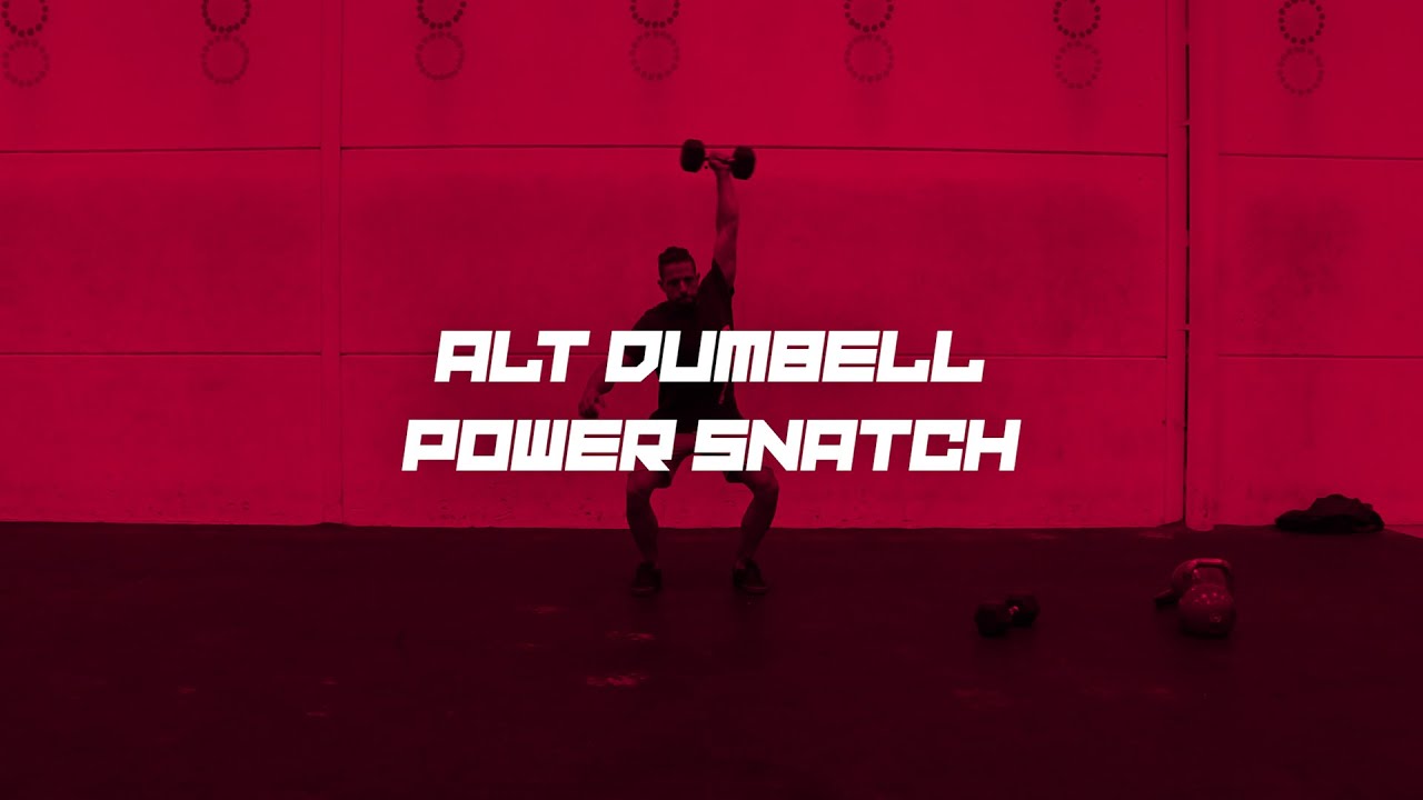 ALT DUMBELL POWER SNATCH - YouTube