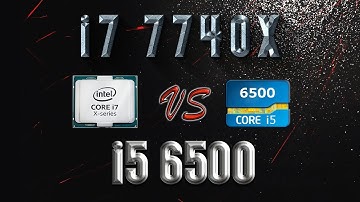 i7 7740X vs i5 6500 BENCHMARK | Hitman Total War Tomb Raider Far Cry | 7-ZIP Truecrypt X264 |