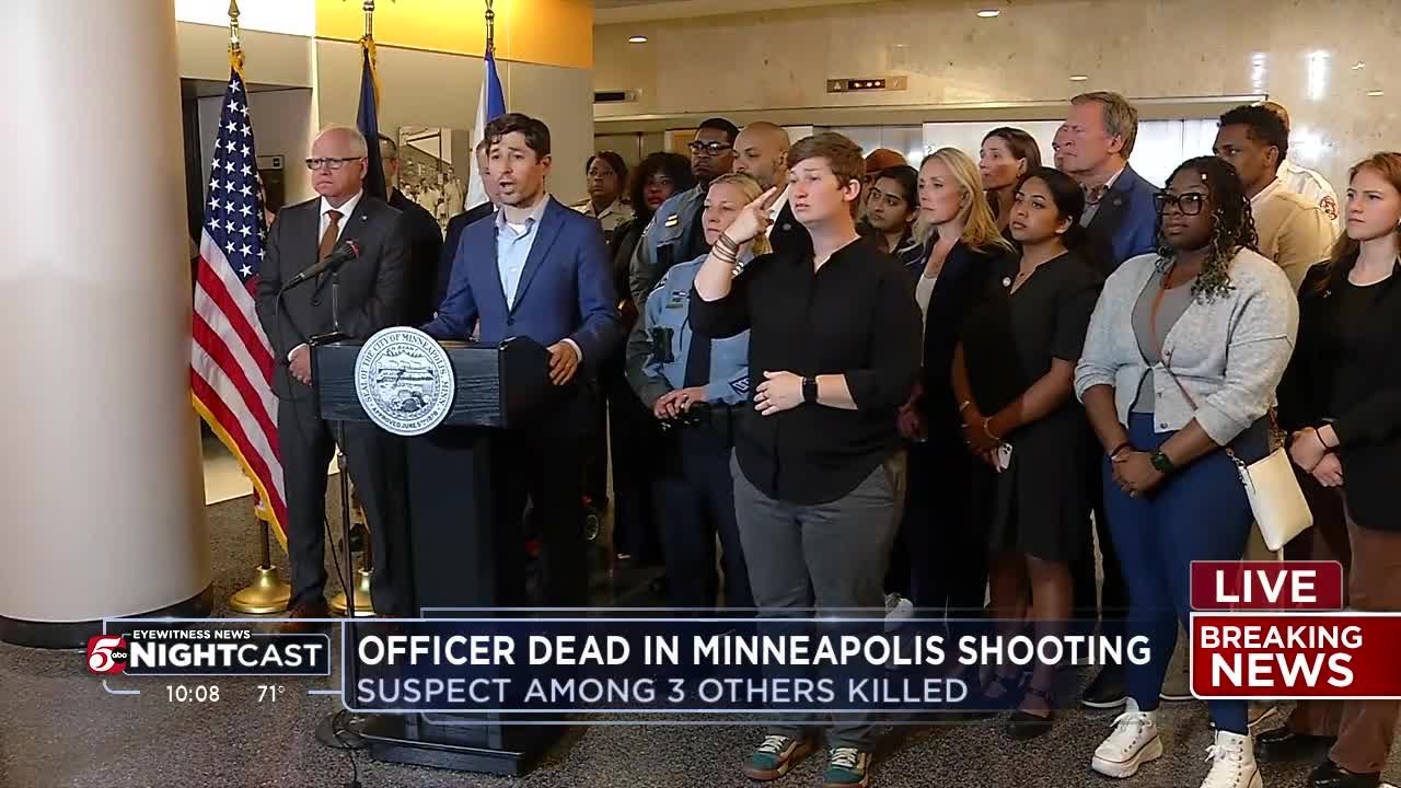 Police officer, suspect among 3 dead in Minneapolis shooting; several ...