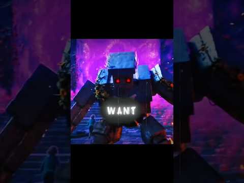 Golem DAY BY DAY 🥶#minecraftedit