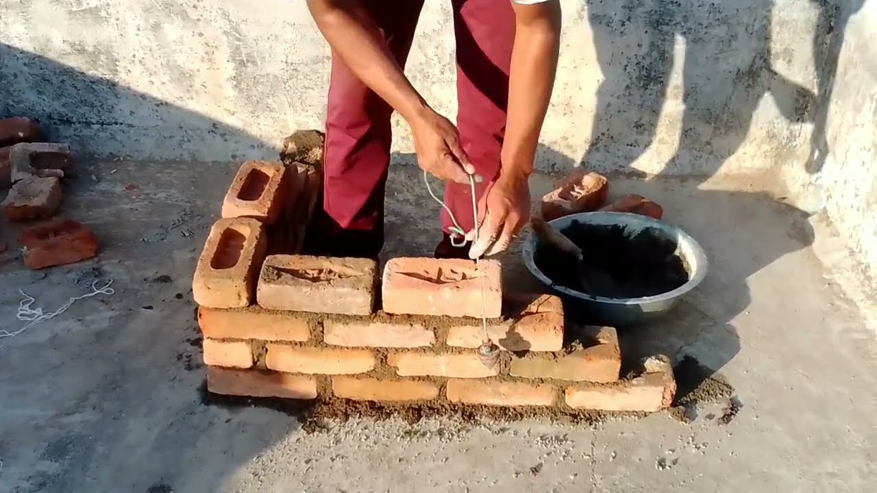 #trending/Bathroom ke pillar ki Corner ki chaal kaise banaen/4 इंच की ...