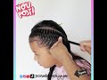 peinado con ligas y trenza /super fácil de realizar