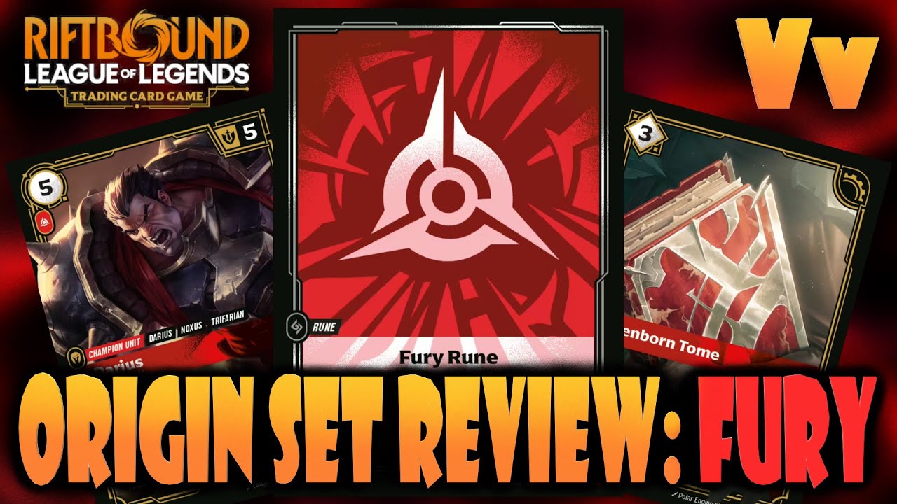 Riftbound TCG: Full Origin Set Review - Fury Cards (Looks Like Red is Going to be All-In Offense)