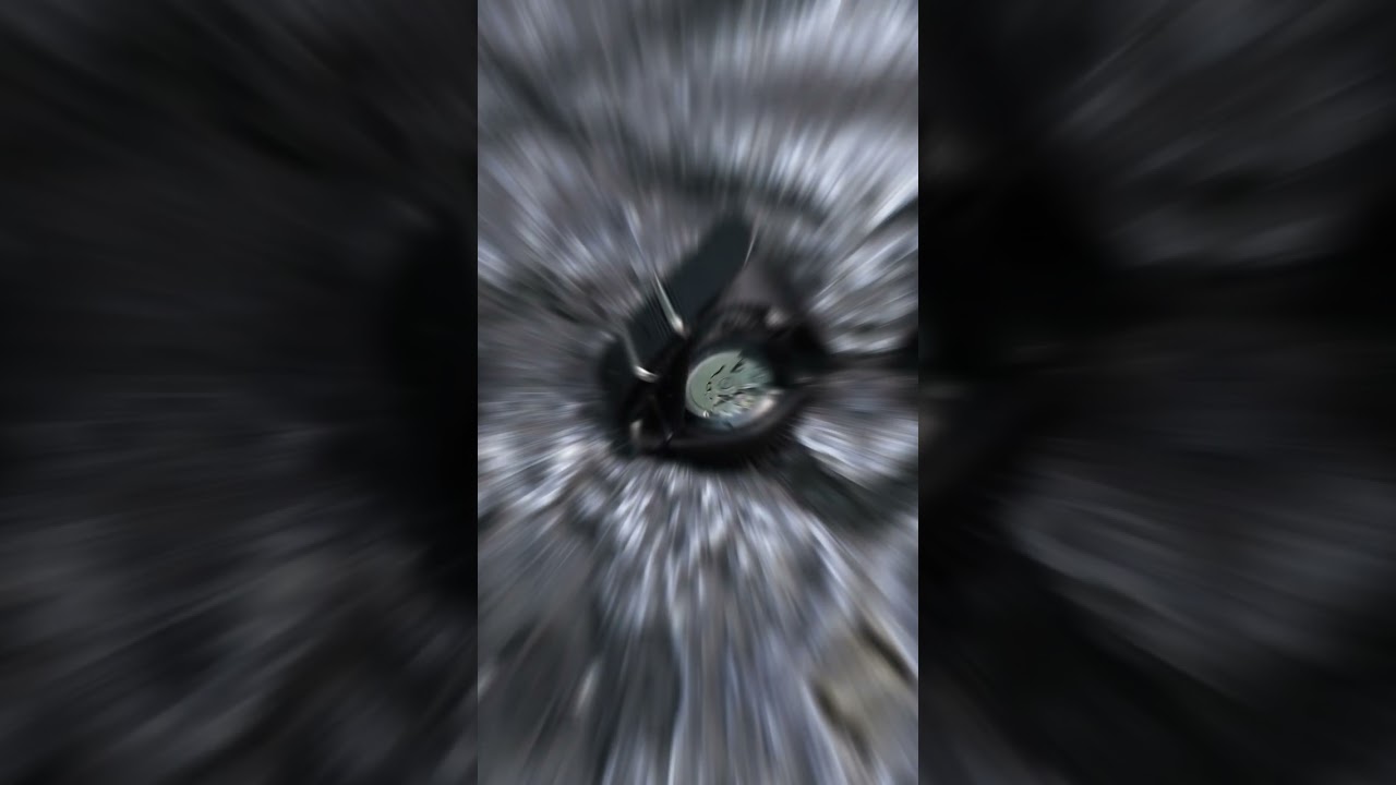 🔥Dynamic Red Hands: black silicone strap × black dial × red hands ⌚