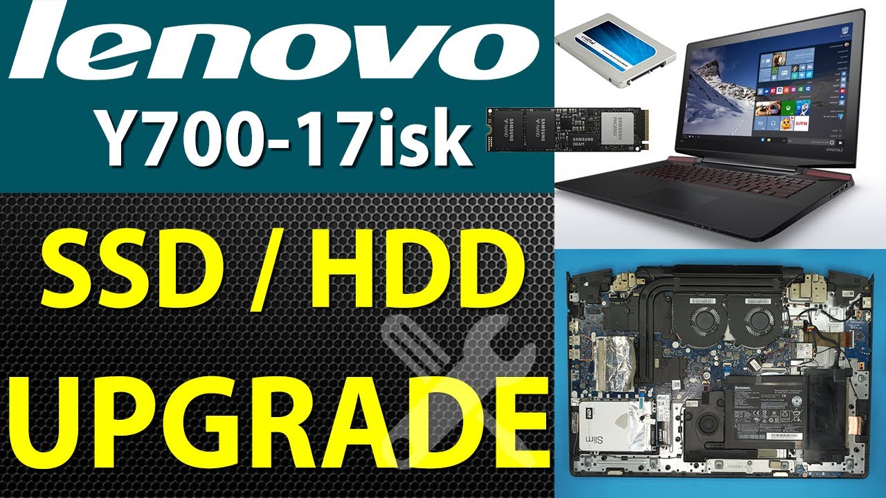 Achievable Strip off Additive Lenovo Ideapad Y700 17Isk 80Q0 🚩SSD M.2 HDD UPGRADE - YouTube