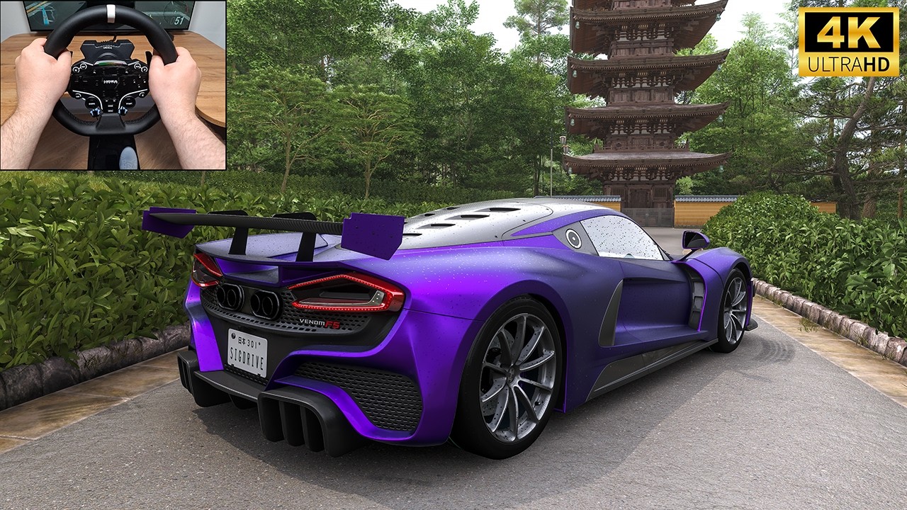 DLC プロモ　ムーラン　ペガサス 1820HP Hennessey Venom F5 - Forza Horizon 6 | Steering Wheel