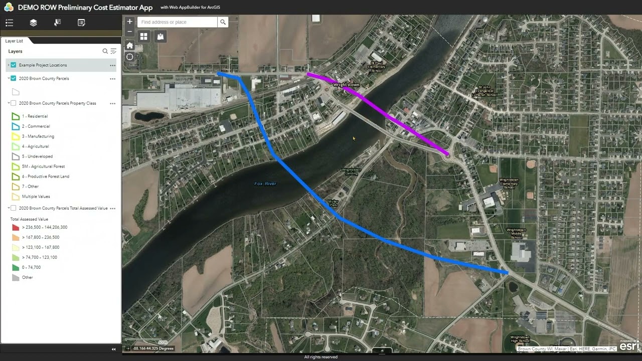 FHWA Right-of-Way Cost Estimation Research and GIS Demonstration
