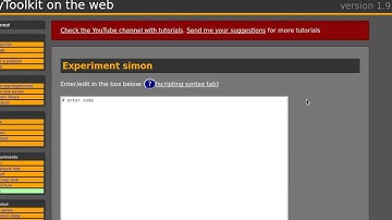 project: setup experiment