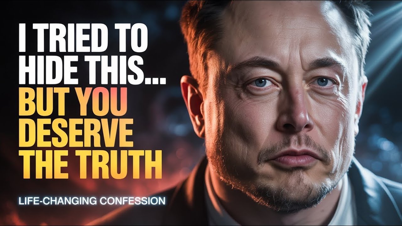 Elon Musk: The Confession I Tried to Hide… But You Deserve the Truth