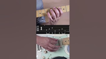 Thumbnail of How to play Message In A Bottle by The Police. Guitar Tutorial with Tabs. #shorts