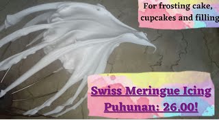 Swiss meringue icing