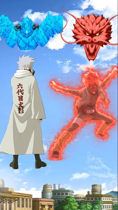 WHO IS STRONG__kakashi vs might Guy. Guy vs kakashi who is stronger.#nature #anime #viral #shorts