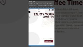 Coffee poster design tutorial in Photoshop #CoffeePoster #CoffeeDesign #CafePoster#viralvideo
