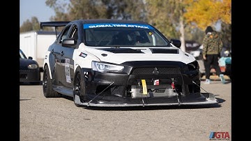 Time Attack Evo X at ASR Superlap in Deming, NM