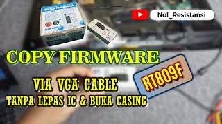 Copy Firmware IC Memory Bios RT809F Via Kabel VGA | Cara Pakai RT809F Programmer | Flash Bios EEPROM