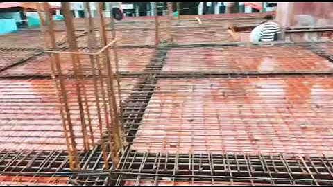 slab reinforcement work | cut piece slab rebar work #civilengineering #construction #viralvideo