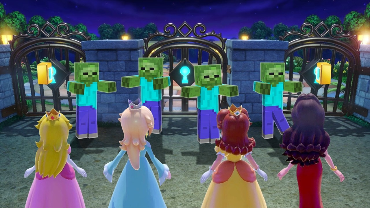 Super Mario Party Jamboree Minigames - Pauline Vs Peach Vs Rosalina Vs Daisy (Master Difficulty)