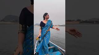 10Th Apr 2022, Pallepogu Sruthi In Blue Saree