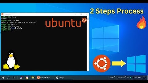 Install Linux Terminal (Ubuntu) on Windows | Easy 2 Step Process