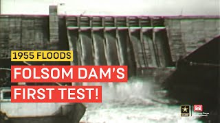 Folsom Dam Flood Releases 1955, 1963